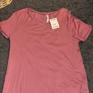 Pink v neck